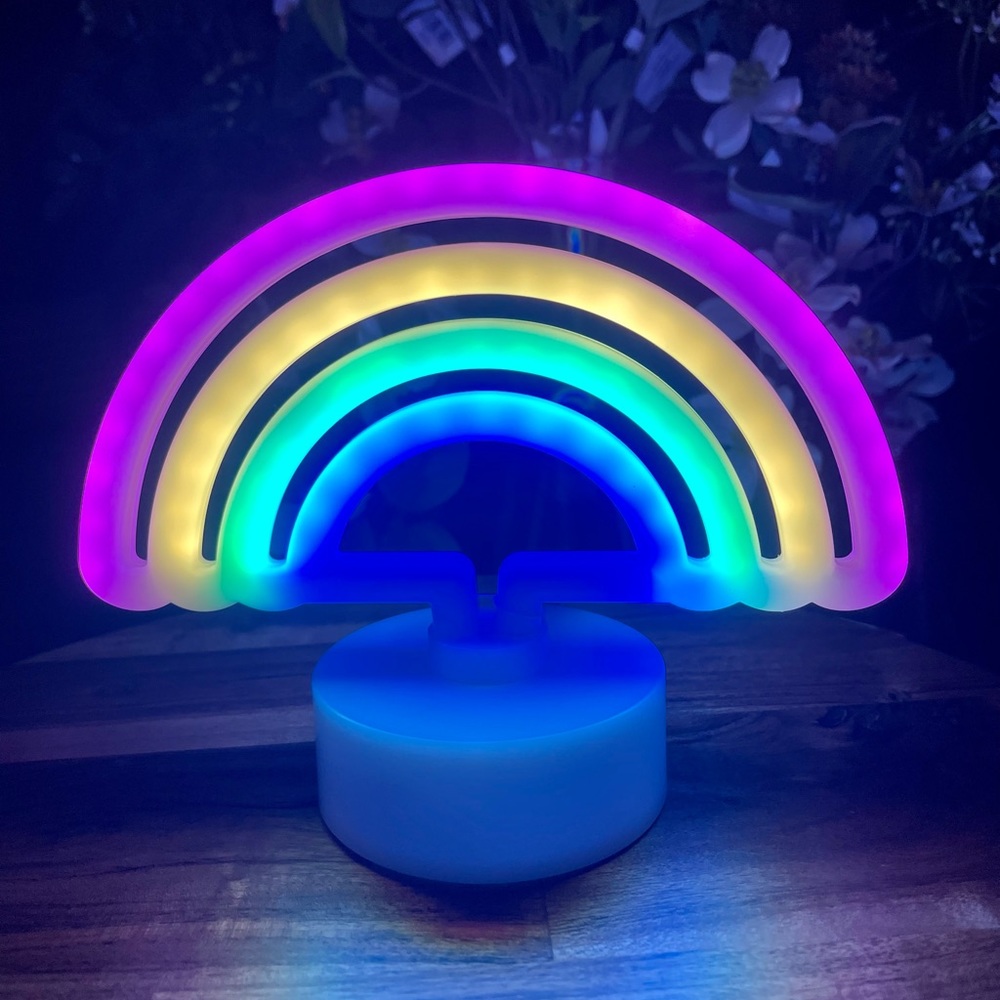 HP Neon LED Portable Rainbow Light with on/off switch - Picture 7 of 12